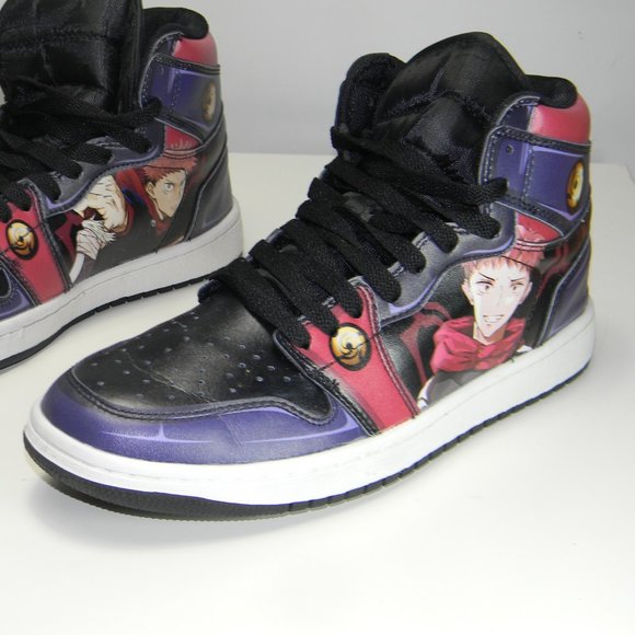 Yuji Itadori Anime Shoes Jujutsu Kaisen Boot Sneakers - Picture 1 of 9